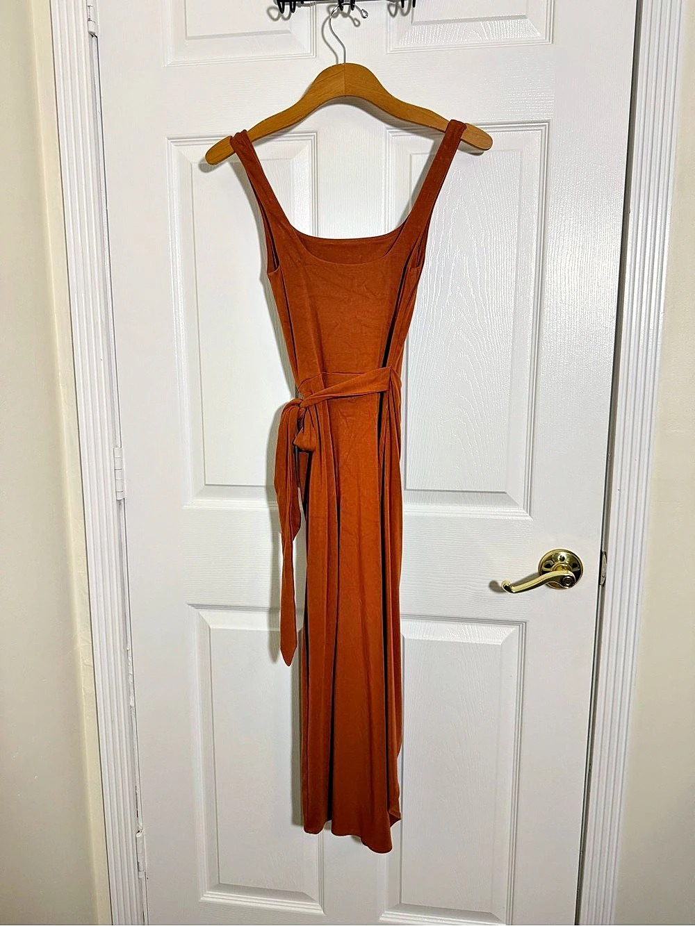 Aritzia Wilfred Saturn Midi Dress Brown Maxi Dress Size XS Like New